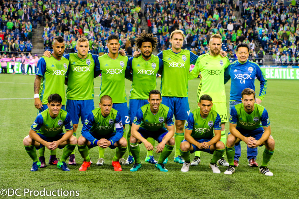 Seattle Sounders participate in Breast Cancer Awareness Campaign