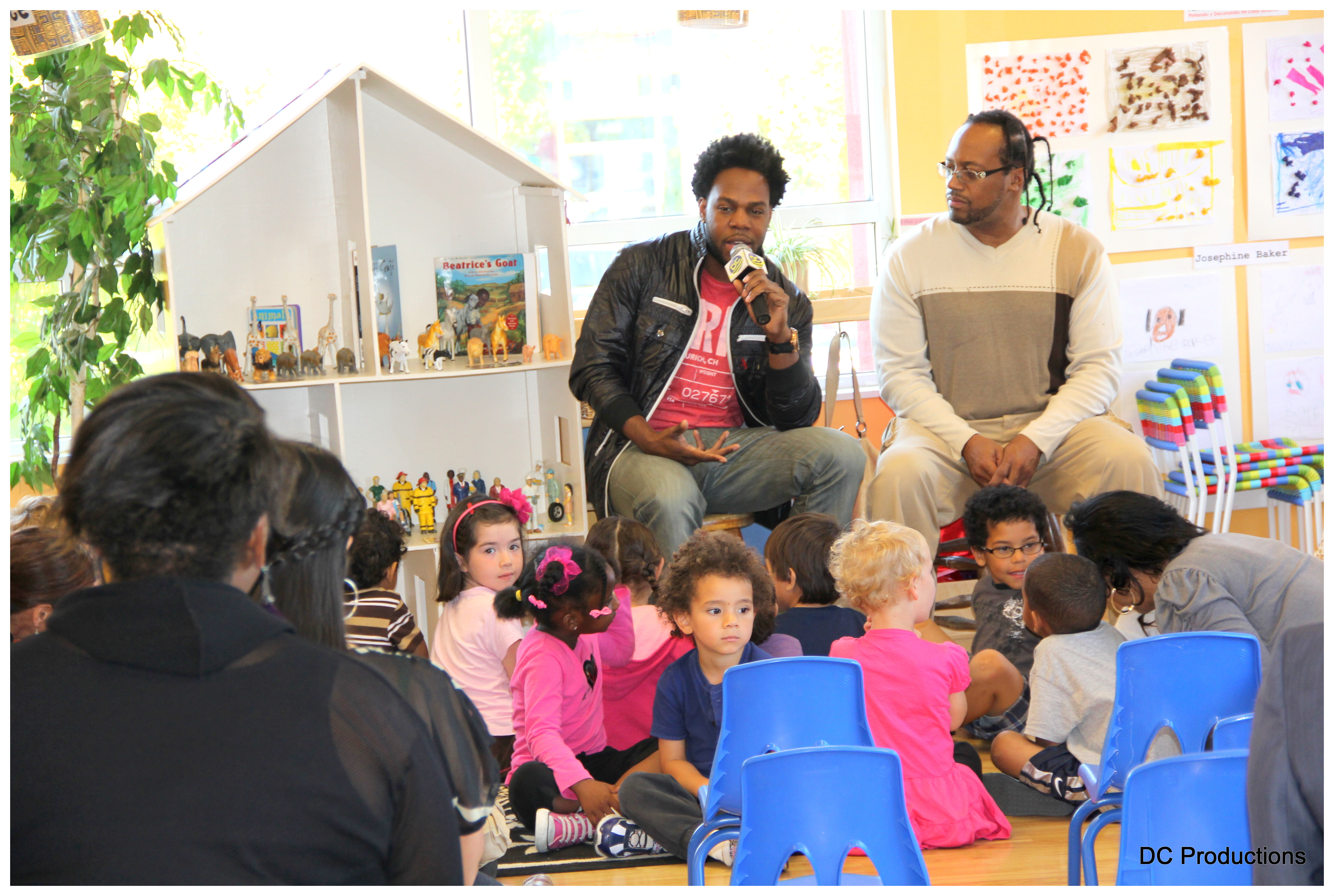 Neo-Soul Superstar, Dwele volunteers with us for early Education Advocacy.