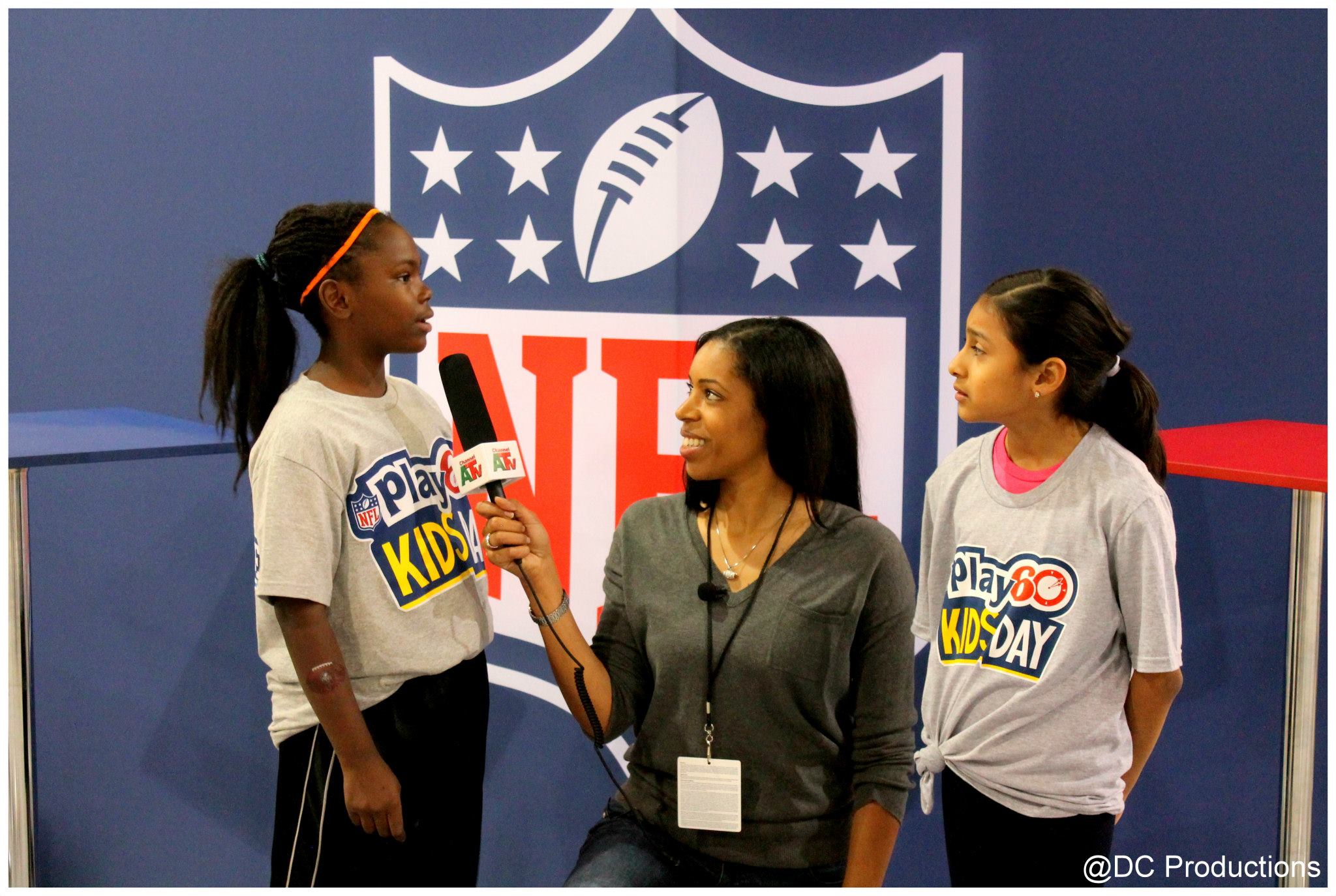 2015 NFL Play 60 Channel A TV interviews with Kids in Phoenix Arizona