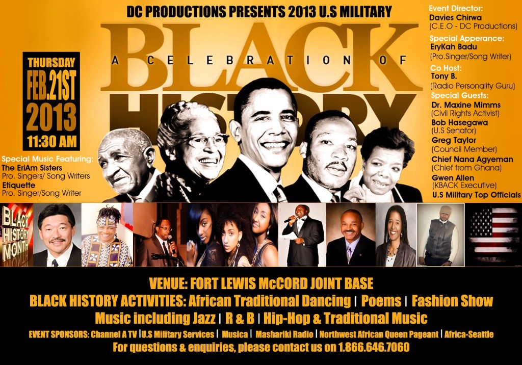 2013 Black History Flyer