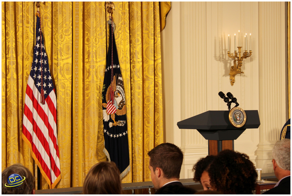 Channel A TV White House Special Report: East Room White House Podium