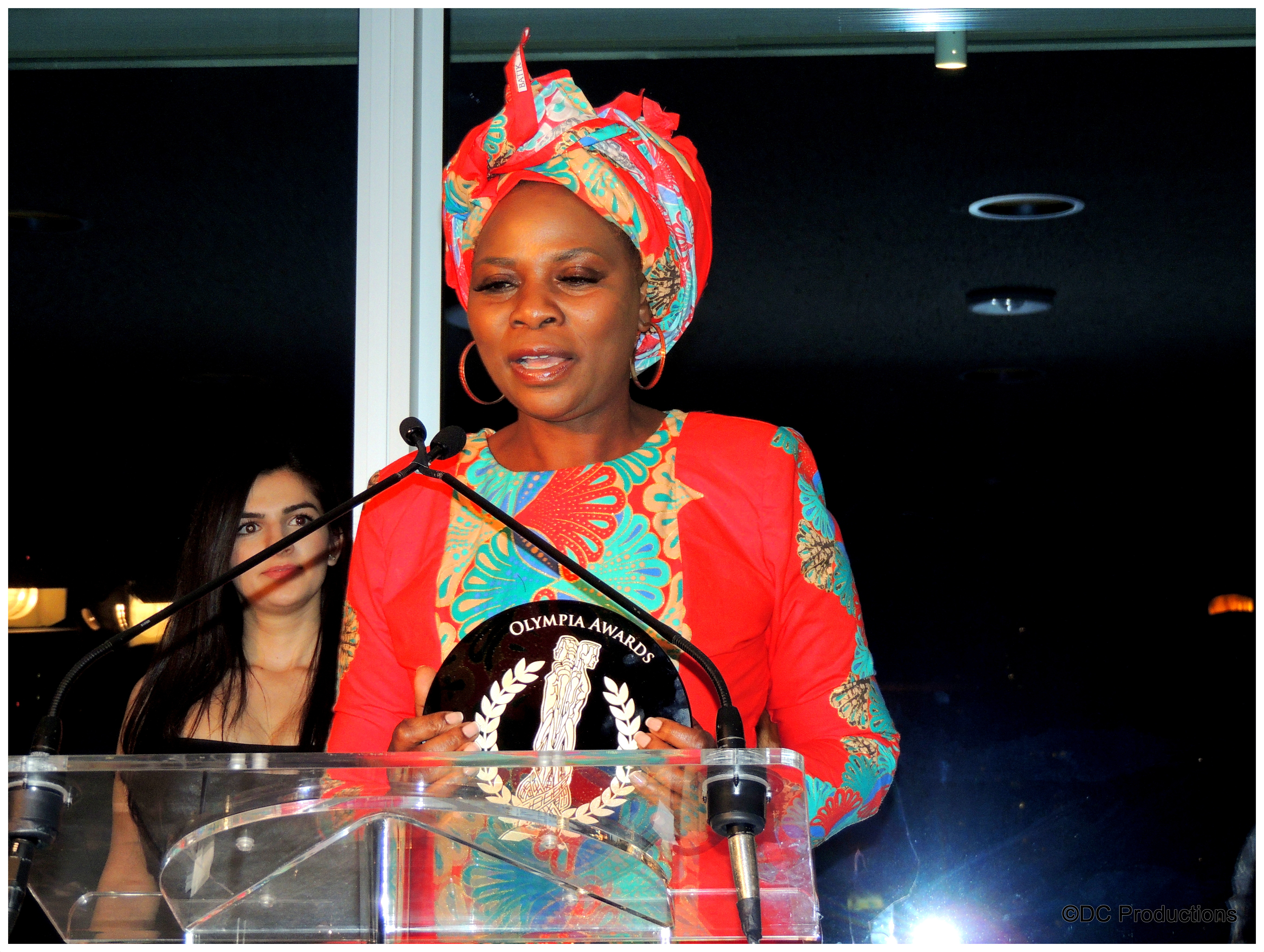 African Woman of the Year 2013, Justina Mutale receives The Global Officials Of Dignity Award