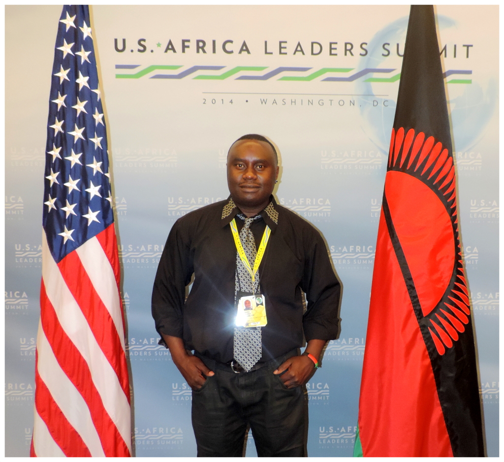 Davies Chirwa at the U.S - Africa Leaders Summit