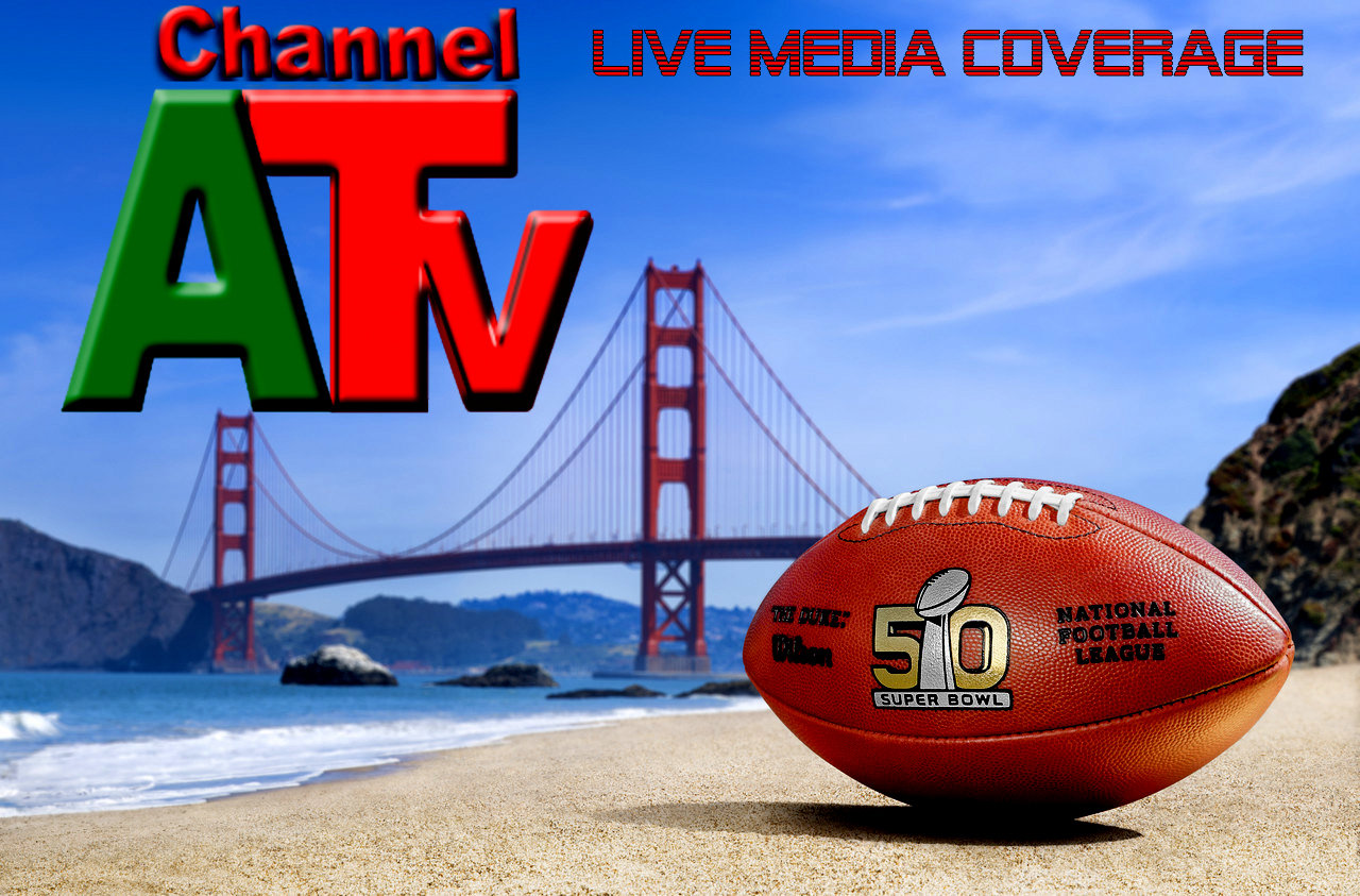 Super Bowl 50 Channel A TV media availability exclusive interviews