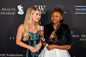 Thandi Chirwa Hosts The Global Beauty Awards 2019 Red Carpet Arrivals