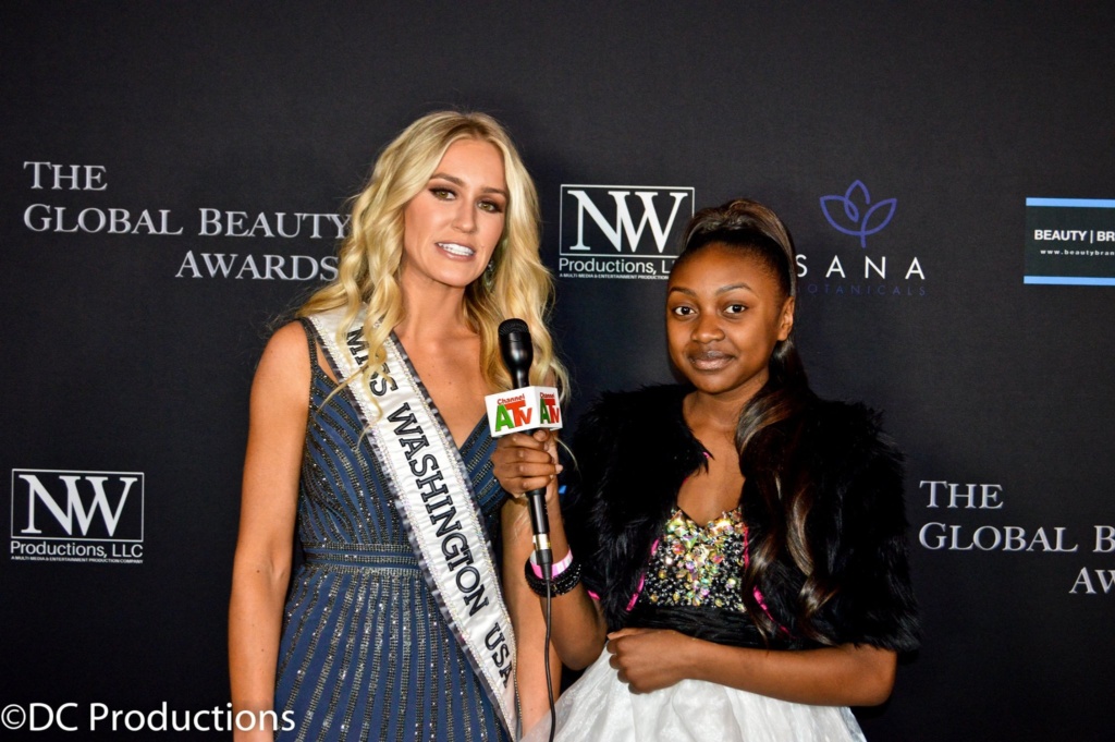 Miss Washington with Thandi Chirwa