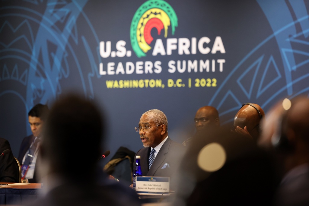 Speakers during the U.S.-Africa Leaders Summit at the Walter E. Washington Convention Center in Washington, D.C. on Tuesday, December 13, 2022 
