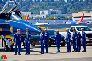 Channel A TV Media Coverage of Blue Angles Seafair 2023.