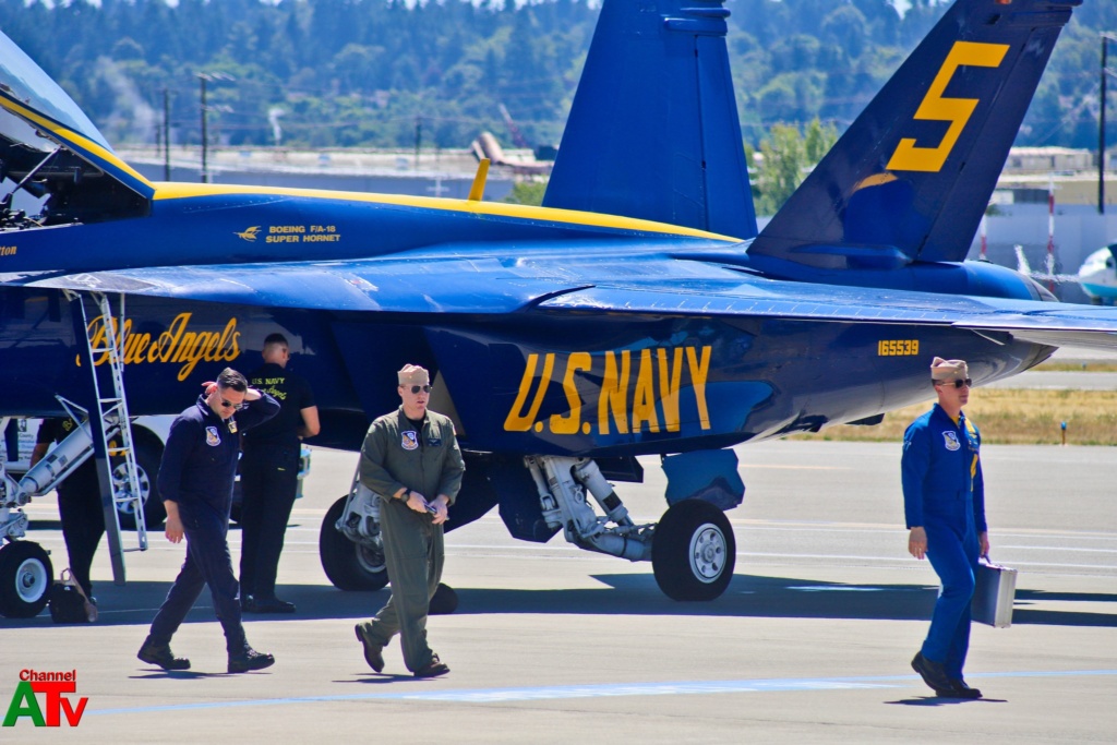 Navy Blue Angels Live during Seattle Seafair 2023
