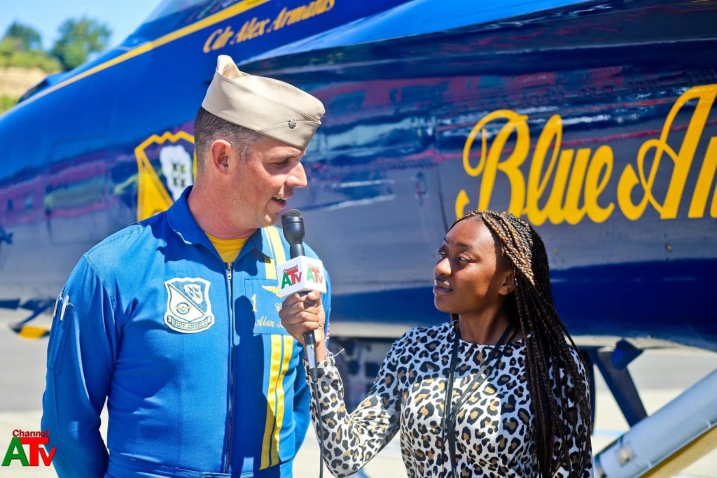 Navy Blue Angels Live during Seattle Seafair 2023 Hosted By Thandi Chirwa