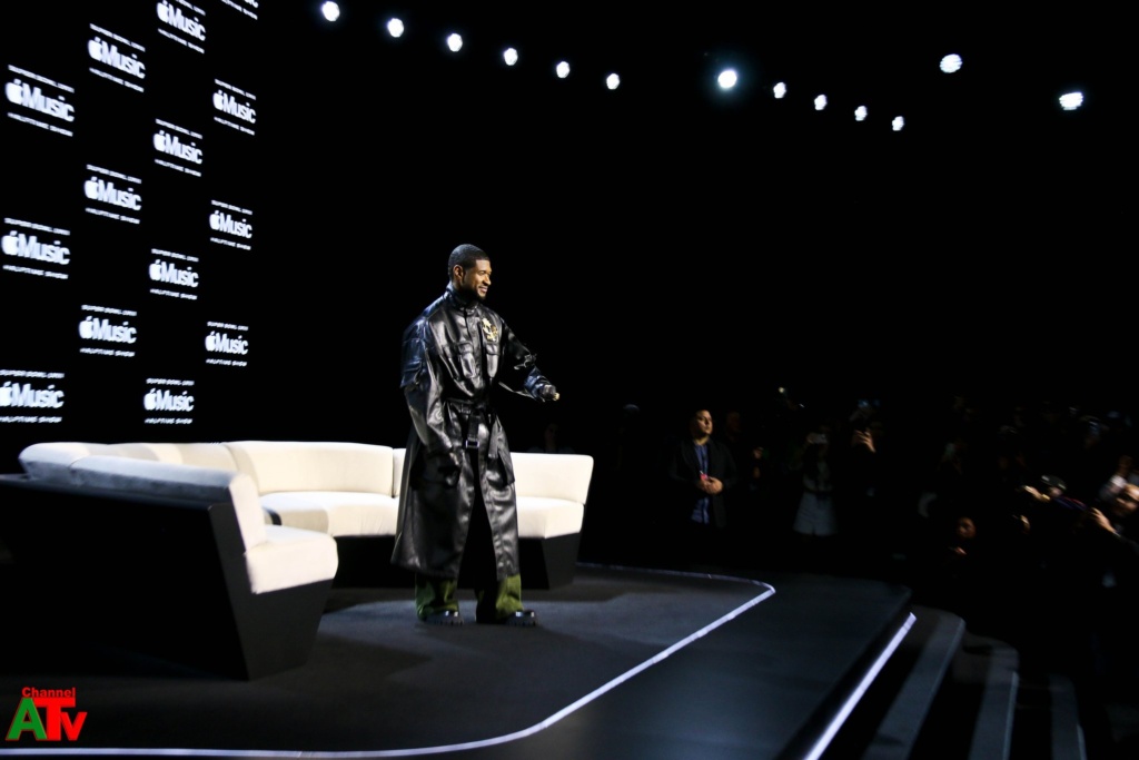 Usher NFL Super bowl LVIII Press Conference