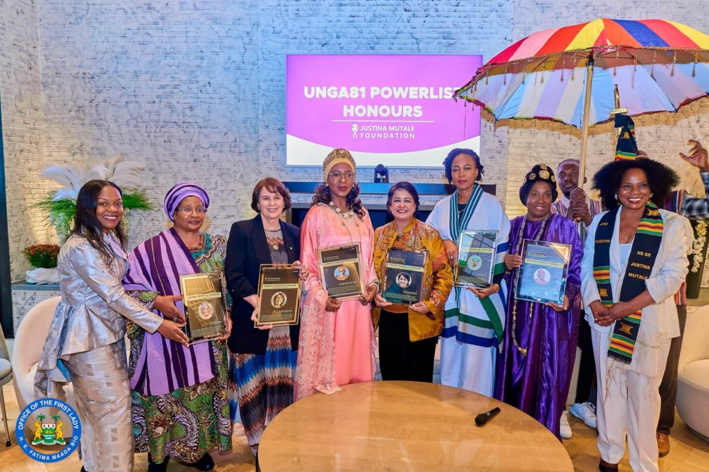 Her Excellency Rosalia Arteaga Serrano, 39th President of Ecuador
Her Excellency Ambassador Professor Olufolake Abdulrazaq, First Lady of Kwara State, Nigeria and Chairperson of the Nigeria Governors Spouses Forum
Her Excellency Dr. Ameenah Gurib-Fakim, 6th President of Mauritius
Her Excellency Dr Fatima Maada-Bio, First Lady of Sierra Leone
Her Royal Highness Rev. Dr. Princess Asie Kabuki Ocansey, Convener, Africa US Presidential Forum on STEM AI MBA and Executive Chair, Nekotech Center of Excellence