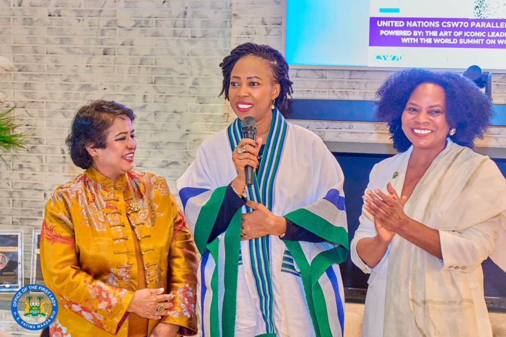 Her Excellency Dr. Ameenah Gurib-Fakim, 6th President of Mauritius
Her Excellency Dr Fatima Maada-Bio, First Lady of Sierra Leone
Dr Justina Mutale, Founder & `President, Justina Mutale Foundation